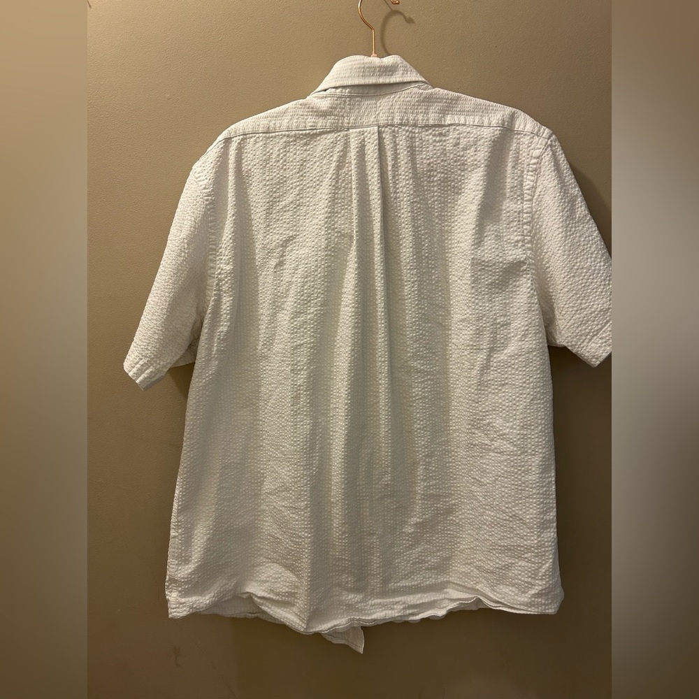 Brooks Brothers Cotton White Textured Button Down Shirt - Picture 2 of 6